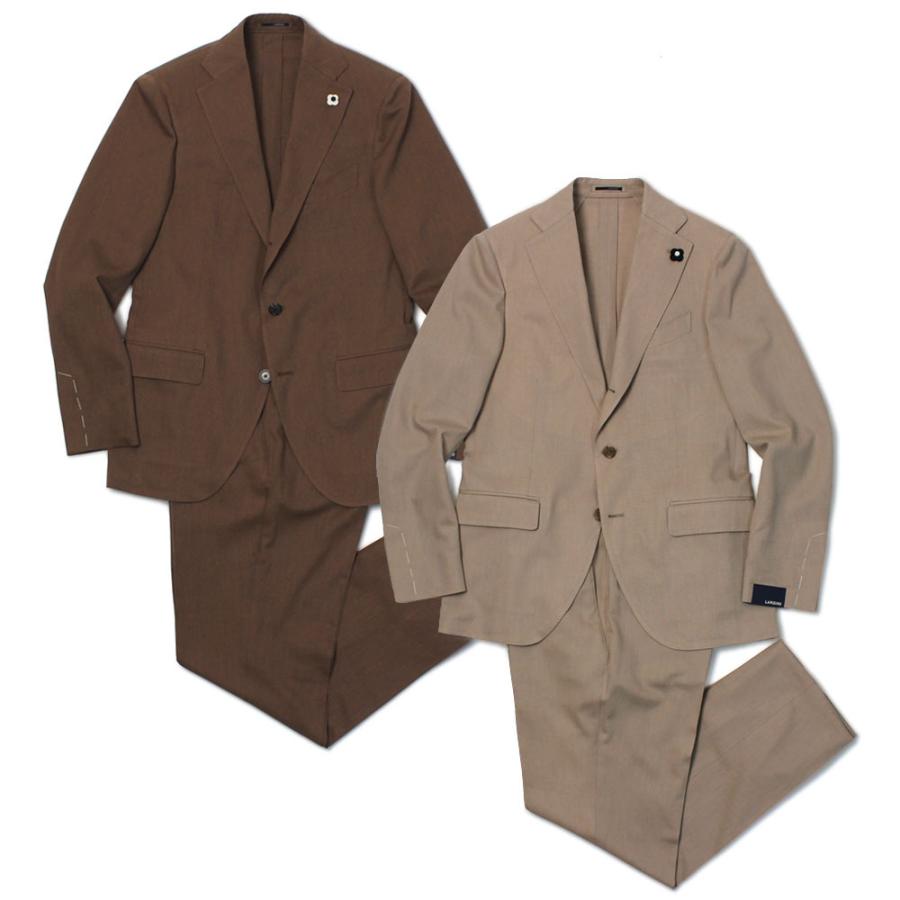 【処分価格】LARDINI ラルディーニ セットアップ 46 ブラウン LARDINI トラウザーズ ブラウン 46 処分価格LARDINI ラルディーニ