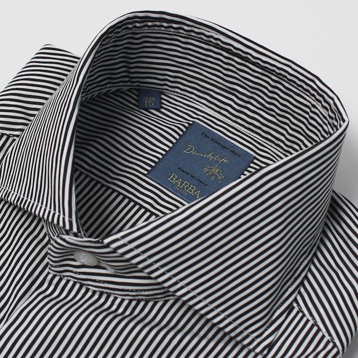 極美品✨️BARBA バルバ ダンディライフ 長袖シャツ 白 ホリゾンタル