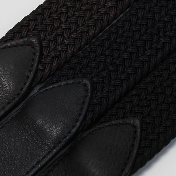 Anderson's アンダーソンズ / レザー × ゴム メッシュ ベルト 返品