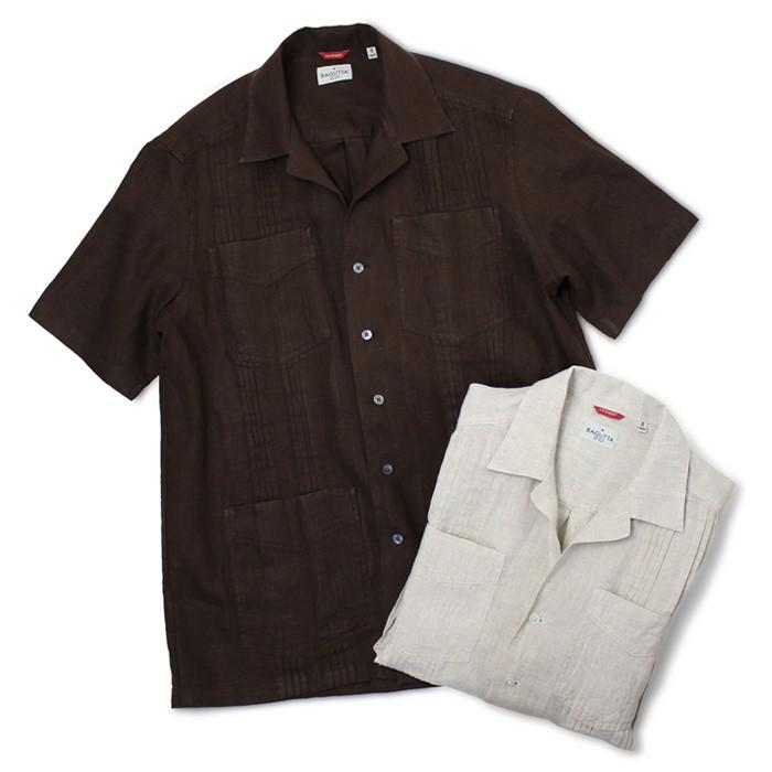 バグッタ Bagutta The Shacket Avana Gm リネン 半袖 キューバ シャツ 返品 交換不可 x04 Luccicare 通販 Yahoo ショッピング