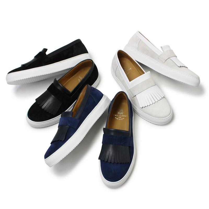 カメルレンゴ / CAMERLENGO / 214970 / レザー キルト スリップオン