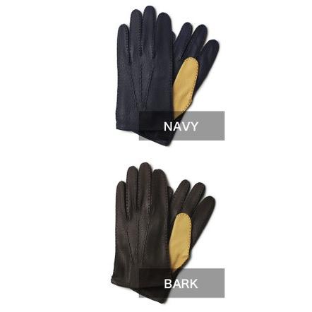デンツ / DENTS / JPN SPL / イングランド製 ディアスキンレザー バイカラー グローブ / 返品・交換可能_5