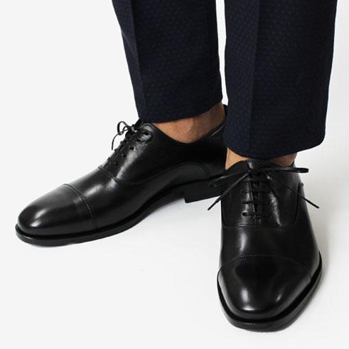 オルティーニ / ORTIGNI / レザー ストレートチップ レースアップ シューズ / 返品・交換可能の画像