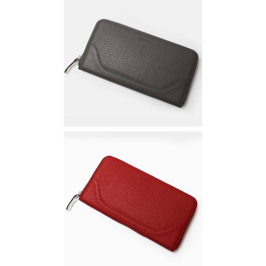 PELLE MORBIDA ペッレ モルビダ / シュリンクレザー ラウンドジップ長