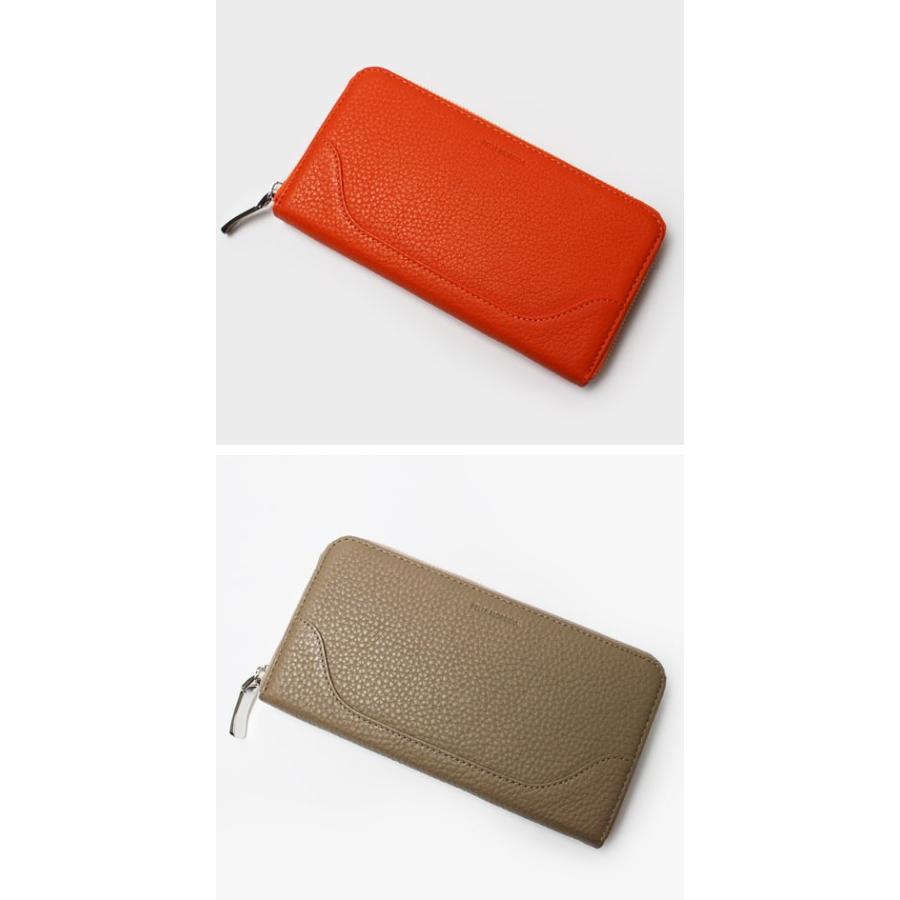 PELLE MORBIDA ペッレ モルビダ / シュリンクレザー ラウンドジップ長