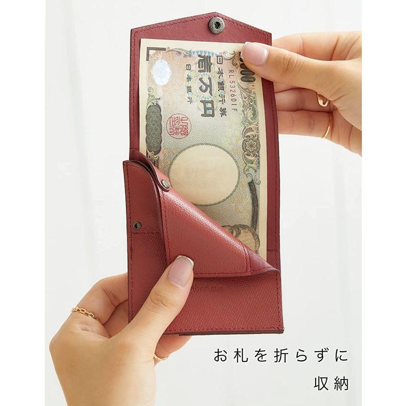 激安通販販売 アブラサス 小さい財布 パールアイボリー プレゼント ギフト 日本製 レディース 財布 財布、帽子、ファッション小物 