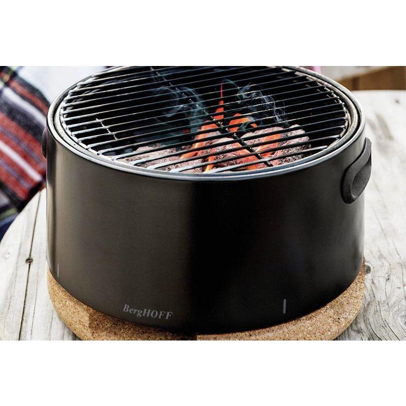【値下げ・名盤】 バーグホフ(BergHOFF) Table BBQ テーブルバーベキューグリル ブラックカーボンスチール製 キャンプ アウトドア 24156 【MYK6801181508】(24248円)