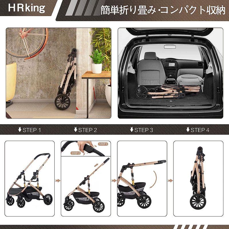 HRKING ペットカート 取り外し 分離型 ペットバギー 3way 折りたたみ 対面式 4輪 ペットキャリー 耐荷重20KG 犬用バギー ペットカート 取り外し 分離型 ペットバギー 3way 折りたたみ 対面式 4輪 ペットキャリー 耐荷重20KG 犬用バギー