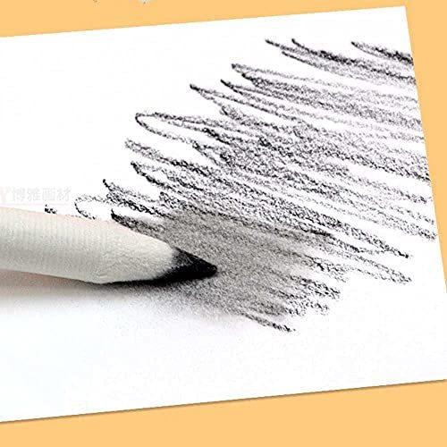 18本入り 6サイズ ファッションの 鉛筆補助軸擦筆 さっぴつバック付き 21点擦筆さっぴつセットパステル画用描画ツール画材スケッチツール デッサン 1 2 3 4