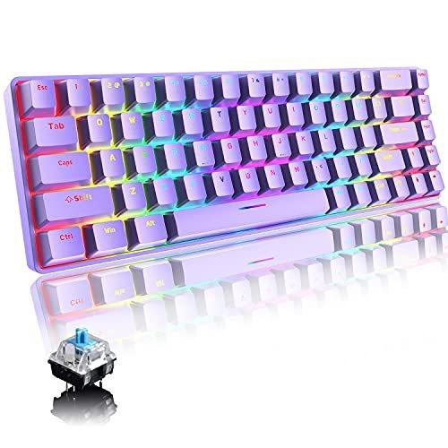 ゲーミングキーボード メカニカルキーボード 青軸 テンキーレス コンパクト 68キー防衝突 ゲーム用キーボード 18種類のrgbバックライト Type S Luce Japan 通販 Yahoo ショッピング