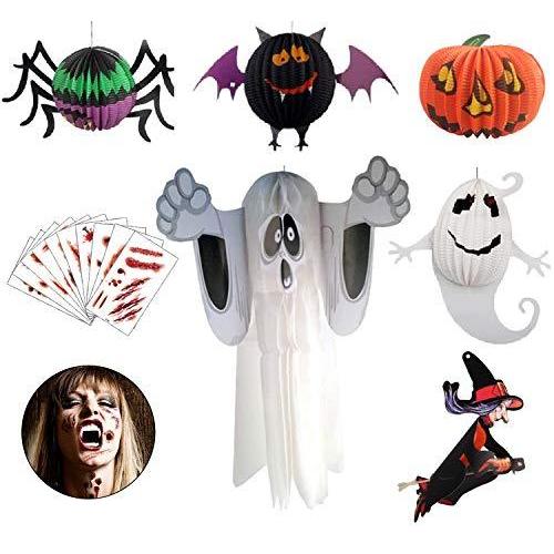 最大55 Offクーポン ハロウィン 飾り 3d 提灯 6種類セット紙提灯 セット かぼちゃ折りたたみ ランタン おばけ かぼちゃ ゴースト コウモリ クモ 10