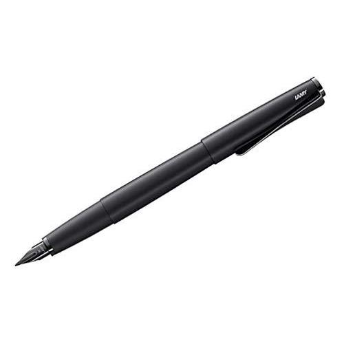 LAMY ラミー 万年筆 EF 極細字 ステュディオ ルクス オールブラック L66AB-EF 両用式 正規輸入品 万年毛筆
