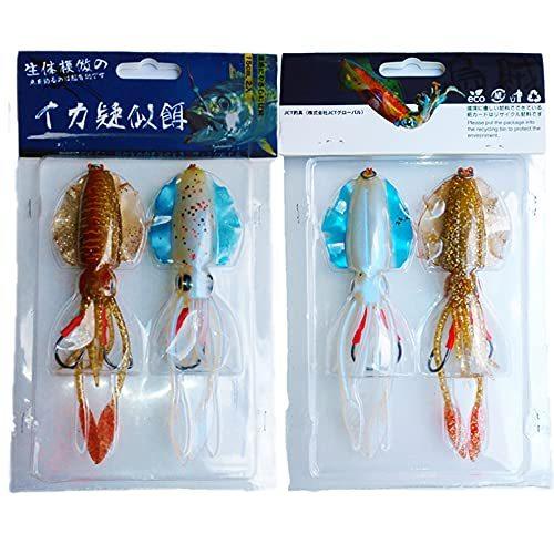 イカジグ 2個セット 60ｇ イカ ルアー 疑似餌 イカワーム 根魚 青物 ジグ レッドゴールドラメ ブルーオーシャン S Luce Japan 通販 Yahoo ショッピング