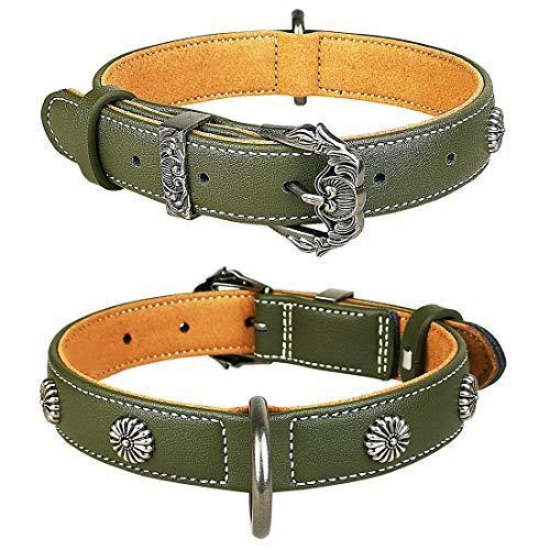 Beanspet 犬 首輪 ベーシック スタッズ アンティーク 犬首輪 革 おしゃれ かわいい 犬の首輪 いぬ くびわ 犬用品 新型 L カーキ S Luce Japan 通販 Yahoo ショッピング