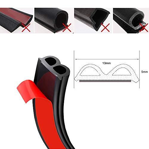 Ewolee 車用ドアモール 隙間テープ ドア 窓用 防音 風切り音 防止テープ 隙間風防止 寒さ対策 気密性アップ 防 B型 黒い 16m S Luce Japan 通販 Yahoo ショッピング