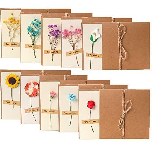 レターセット メッセージカードミニ10枚 花束10枚付き 便箋 手紙セット おしゃれ かわいい 手作り造花 はがき 祝日 お祝い 挨拶 結婚式 ラブレ S Luce Japan 通販 Yahoo ショッピング