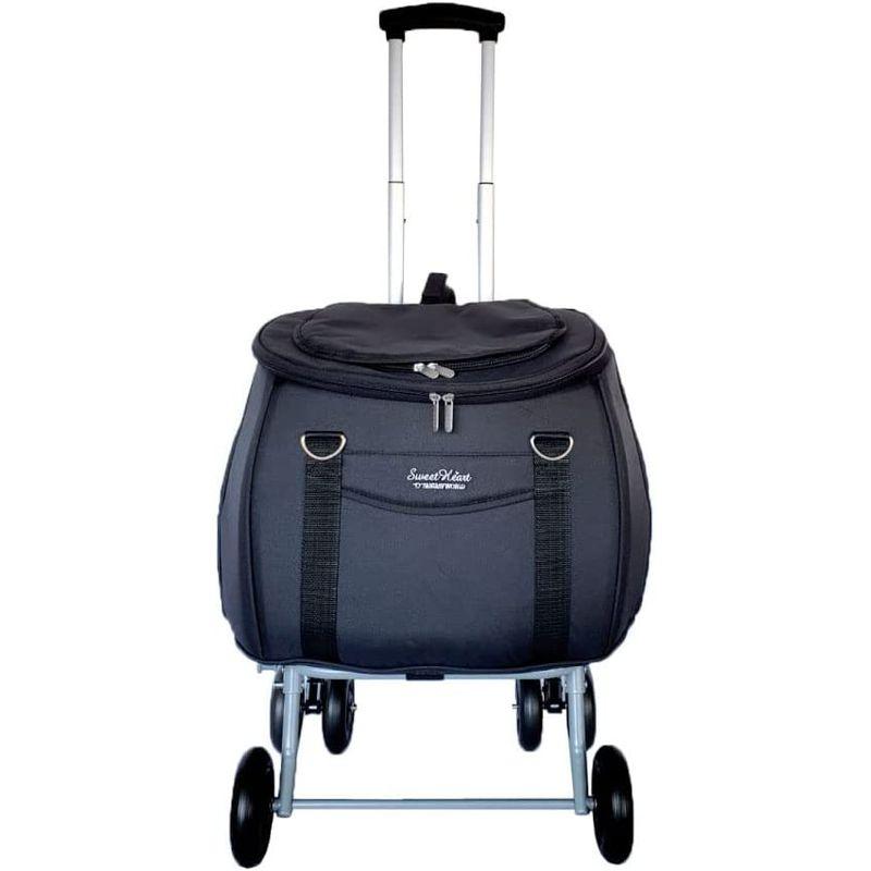 [大特価] ファンタジーワールド コンパクトな多機能 ペットカート スイートハート リュックタイプ S ブラック 犬 猫 ペット用 バックのみでも使用可 【O2191455556】(11819円)