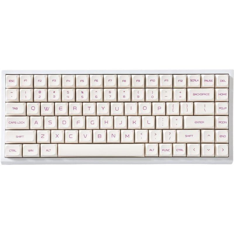 YUNZII YZ84 75％ホットスワップ可能メカニカルキーボード 2.4G / USB-C/Bluetoothキーボード RGBバックラ USB Win YZ84 75％ホットスワップ可能メカニカルキーボード 4G C/Bluetoothキーボード RGBバックラ
