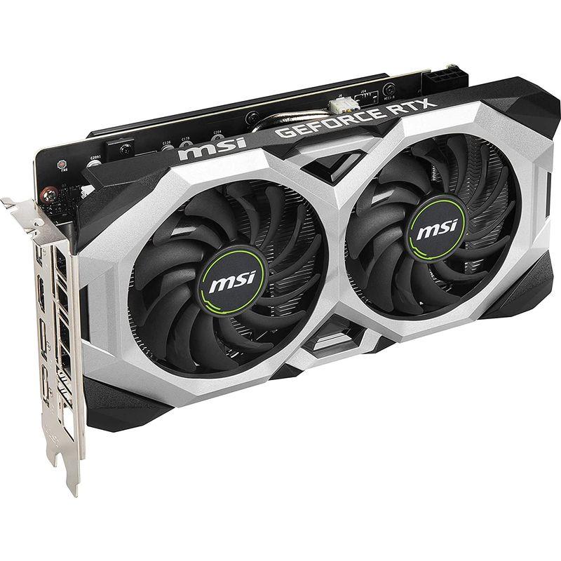 【ほぼ未使用】 MSI GeForce RTX 2060 VENTUS 12G OC グラフィックスボード VD7937 ブラック 【WS7614822784】(27149円)