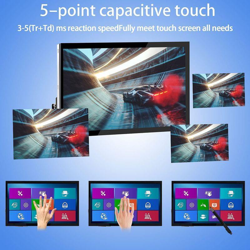 HMTECH Raspberry Pi スクリーン 10.1 インチ タッチスクリーン モニター 1024x600 ポータブル HDMI モ Pi Raspberry モニター インチ タッチスクリーン HDMI スクリーン 1024x600 ポータブル モ