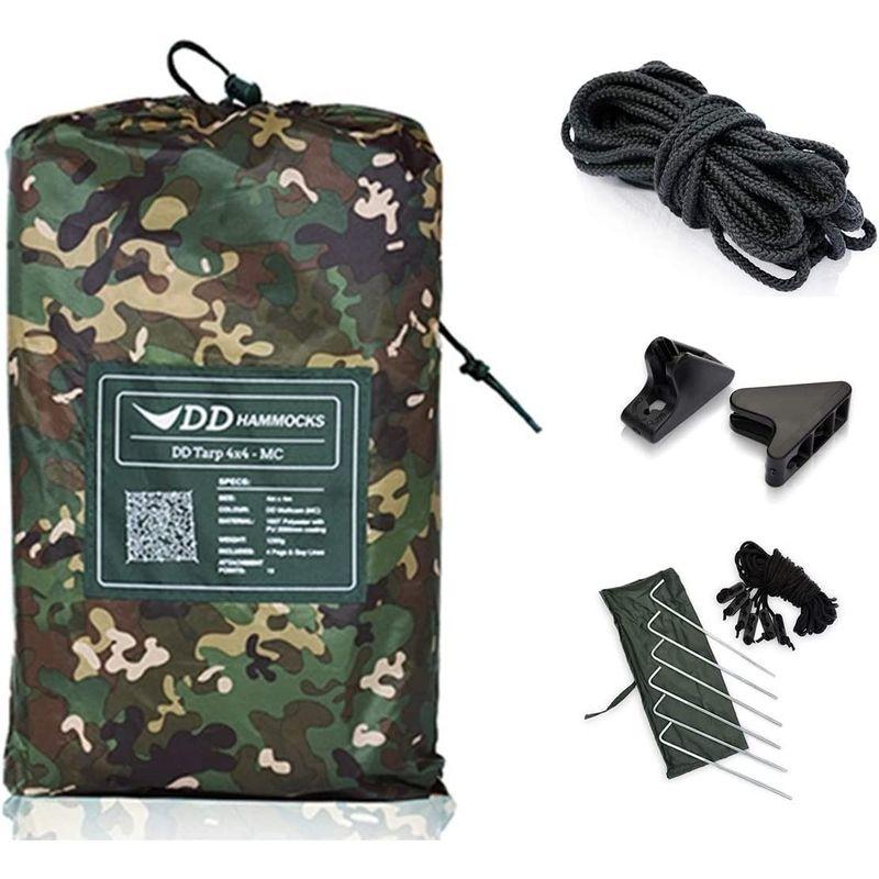 DDタープ 4x4 設営に便利なセット DD Tarp タープ 4X4 & DD Cord コード (10m) & Ridgeline Lo DD 4x4 設営に便利なセット Tarp タープ 4X4 Cord コード 10m Ridgeline Lo