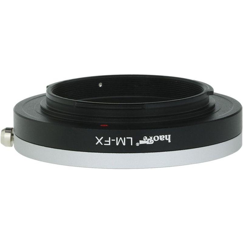 Haoge レンズマウントアダプター Leica M LM Zeiss ZM Voigtlander VM レンズ Fujifilm X