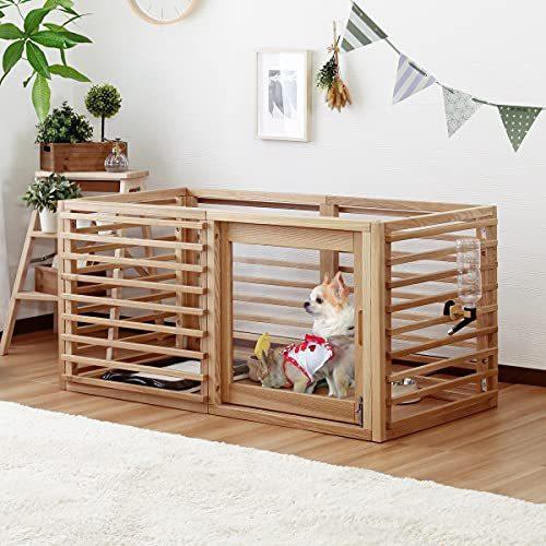 ネット販売中 犬用ゲージ 室内 木製 サークル 天然木 ペットサークル オプションパーツ追加で拡張可能 小型 中型 フェンス L クリアランス最安値 Ssl Daikyogo Or Jp