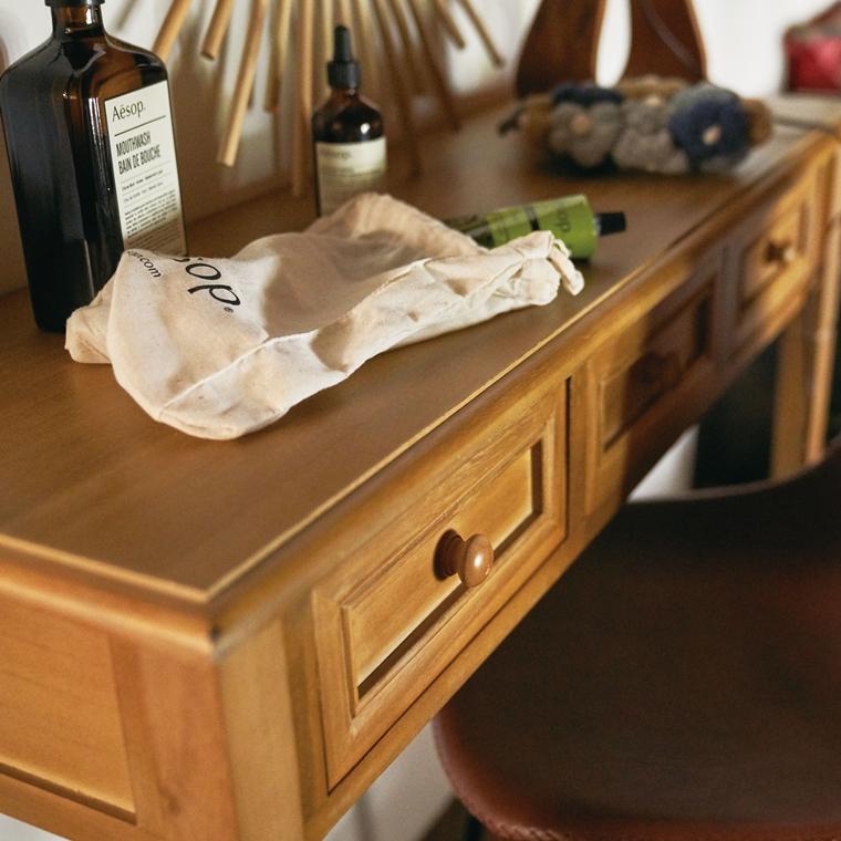 コンソールデスク テーブル/アンティーク調/引出/幅100 高さ74 |  | 13