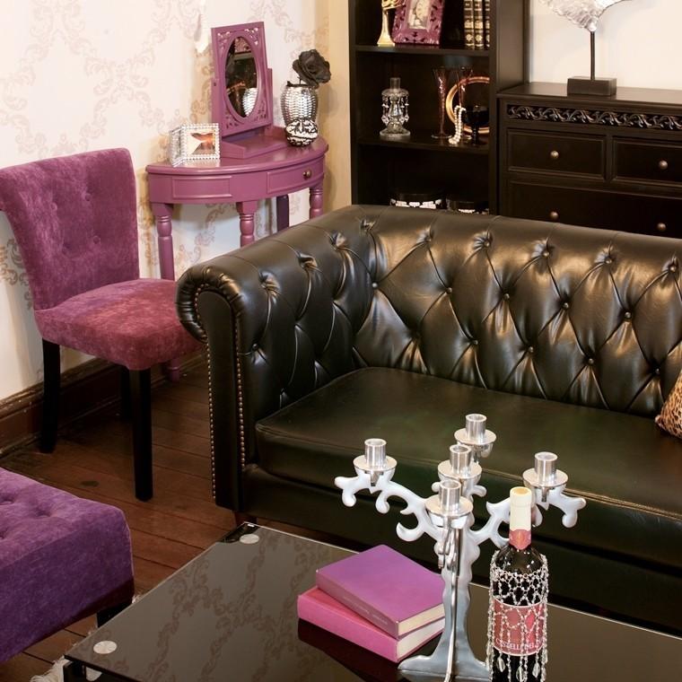 ソファー ソファ/三人掛け/アンティーク調 ヴィンテージ風 合皮/幅192 高さ73 座面高42/送料お問い合わせ |  | 05