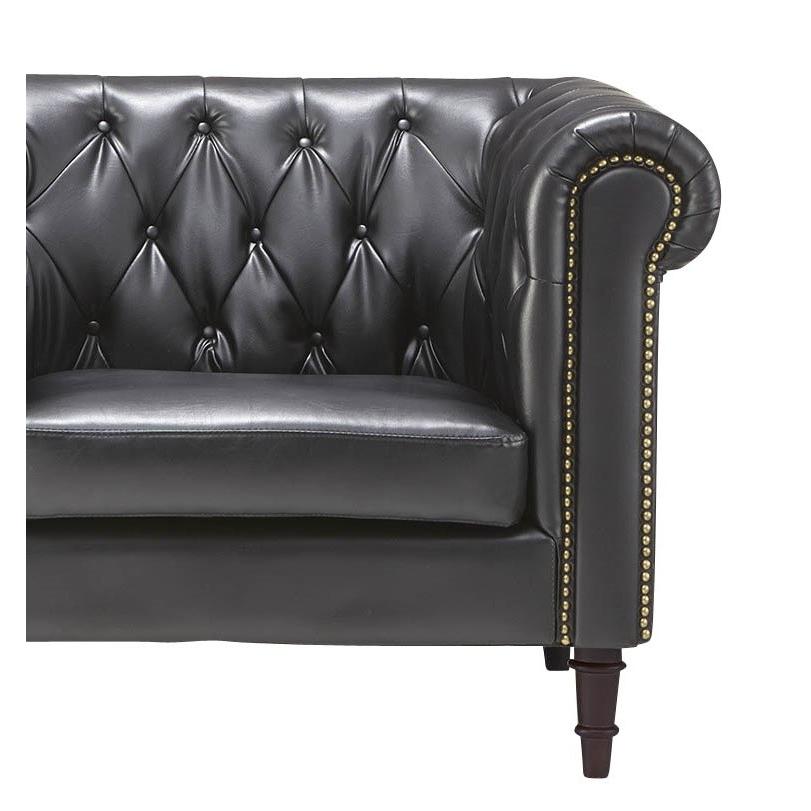 ソファー ソファ/三人掛け/アンティーク調 ヴィンテージ風 合皮/幅192 高さ73 座面高42/送料お問い合わせ |  | 07