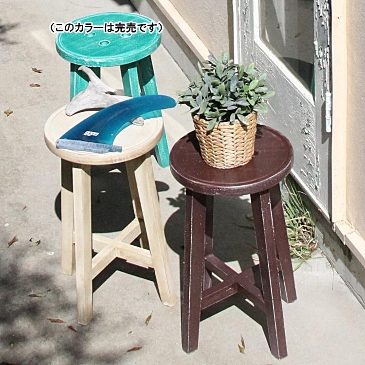 スツール 丸椅子 レトロ/高さ45/エイジング加工品/1脚/幅28 高
