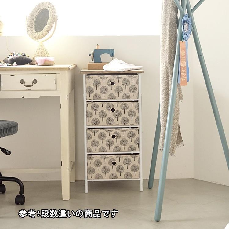 チェスト/布製 ボックス 引き出し 衣類収納/５段/幅40 奥行32 高さ93_4