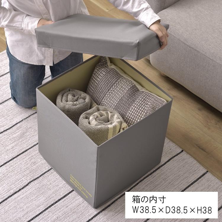 収納ボックス ボックス/ボックススツール/L/幅42 奥行42 高さ41