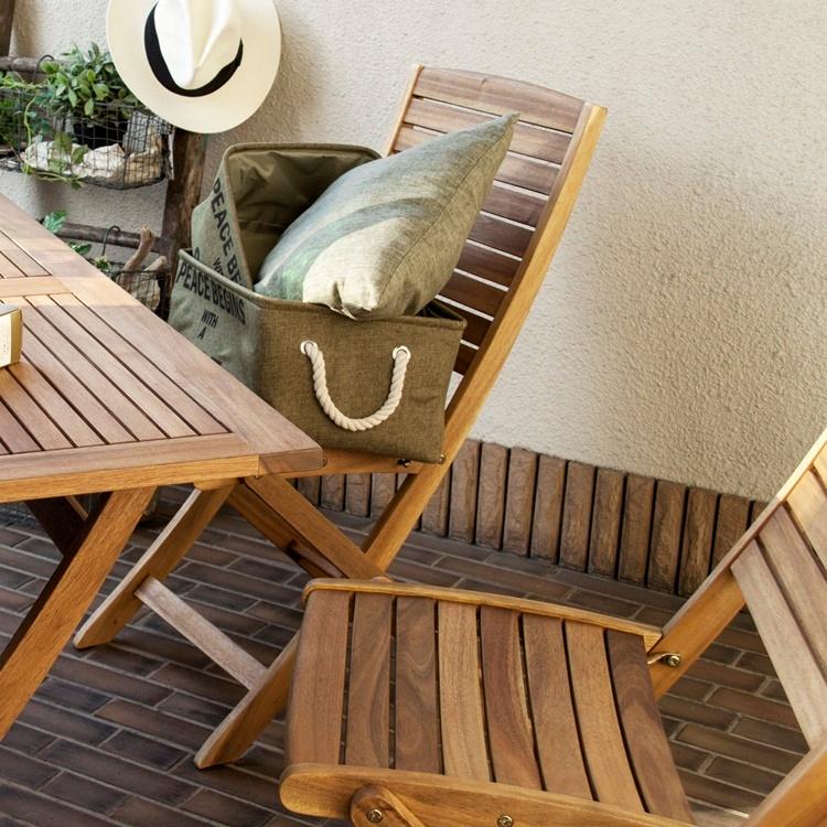 チェア ガーデンチェア デッキチェア/折畳み 天然木/1脚/幅46.5 座面