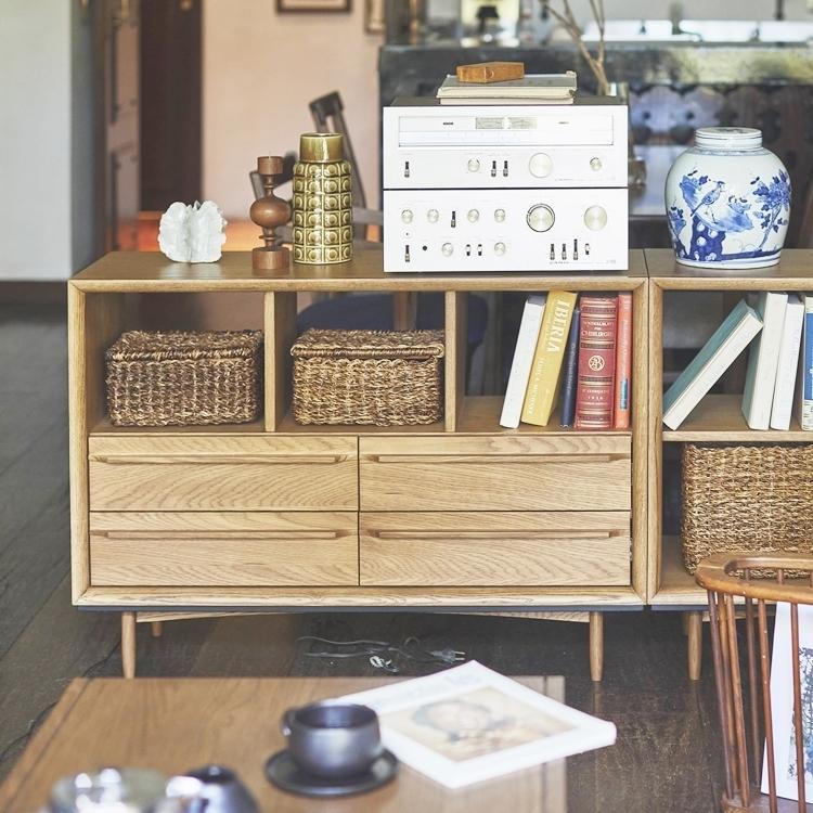 オープンラック シェルフ 本棚/チェスト/引出 収納/幅100 奥行34 高さ72 |  | 08