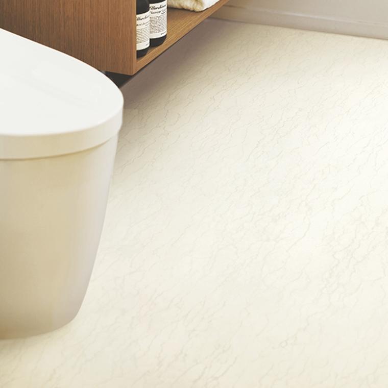 クッションフロア CF-P/幅182cm/1mから10cm単位 計り売り/東リ 抗ウイルス 消臭 ペット可 日本製/CF3748 ペルリーノ ホワイト柄 業務用 住宅用 | 東リ | 03