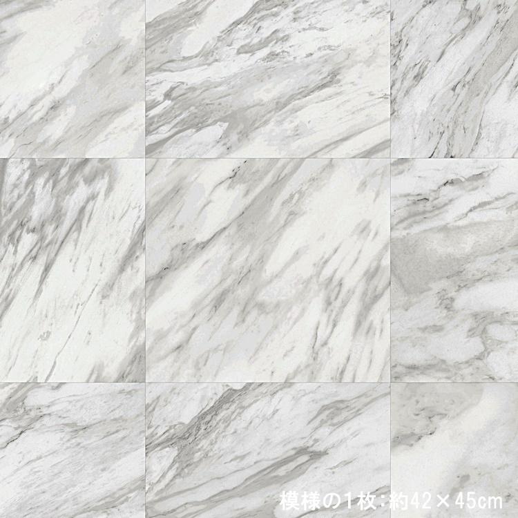 クッションフロア CF-P/幅182cm/1mから10cm単位 計り売り/東リ 抗ウイルス 消臭 ペット可 日本製/CF3749 ホワイトマーブル柄 業務用 住宅用 | 東リ | 01