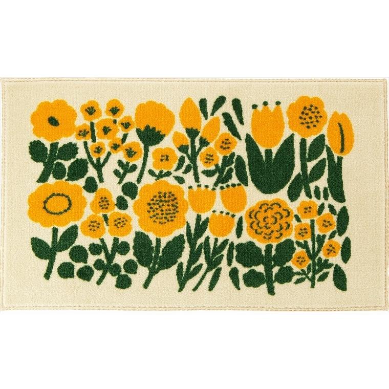 玄関マット ドアマット 屋内用/45×75cm/モダンデザイン/洗える/Kobe Muoto/幸運/日本製 | 