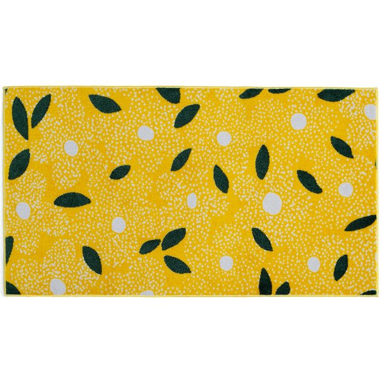 玄関マット ドアマット 屋内用/60×110cm/モダンデザイン/洗える/Kobe Muoto/花の歌/日本製 | 