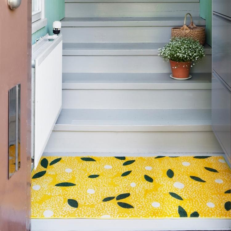 玄関マット ドアマット 屋内用/60×110cm/モダンデザイン/洗える/Kobe Muoto/花の歌/日本製 |  | 03