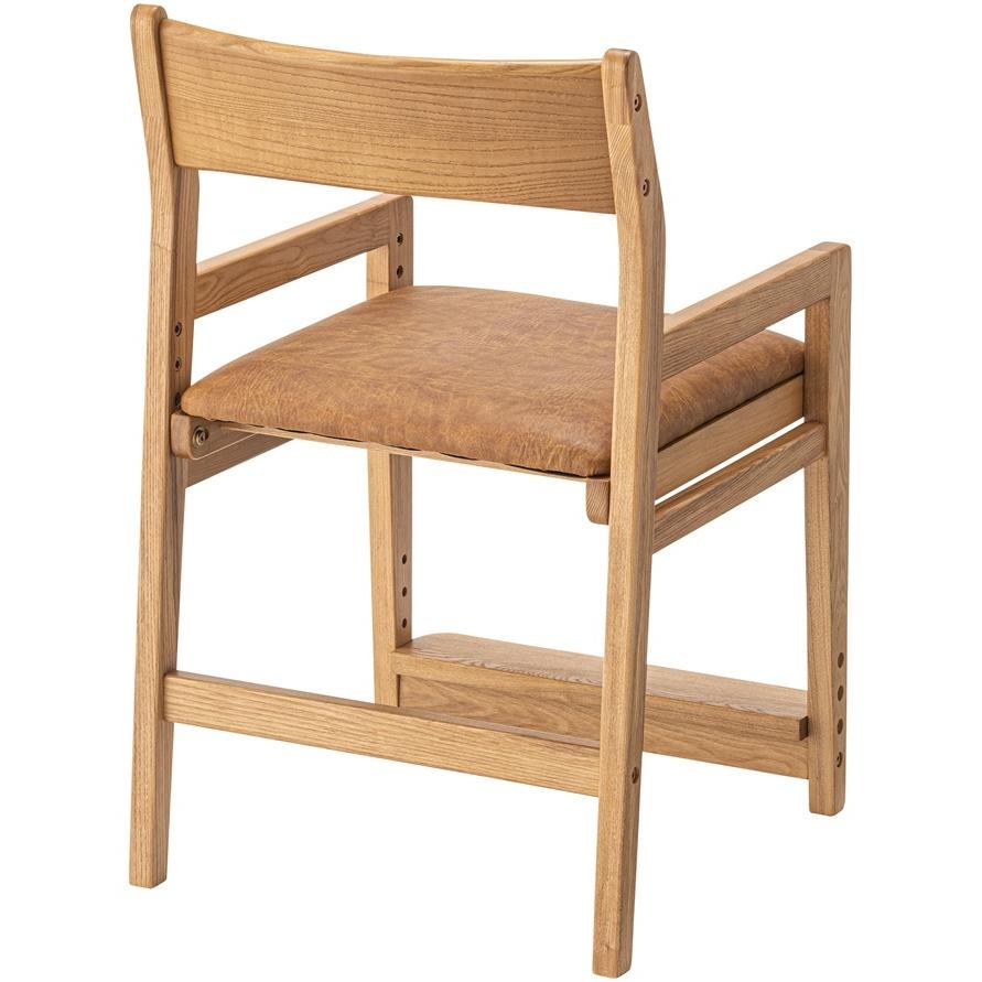 キッズチェア 高さ調節/天然木 合皮/幅48 座面高46〜55 |  | 12