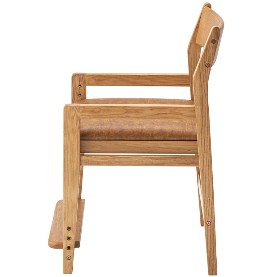 キッズチェア 高さ調節/天然木 合皮/幅48 座面高46〜55 |  | 13