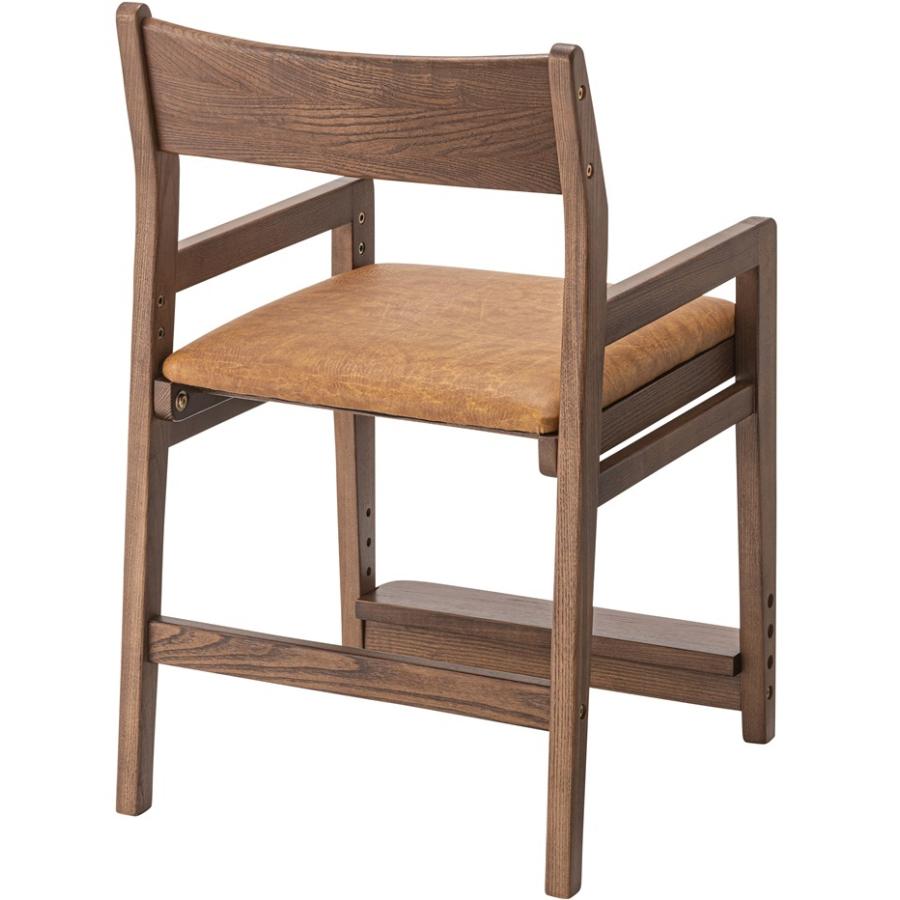 キッズチェア 高さ調節/天然木 合皮/幅48 座面高46〜55 |  | 11