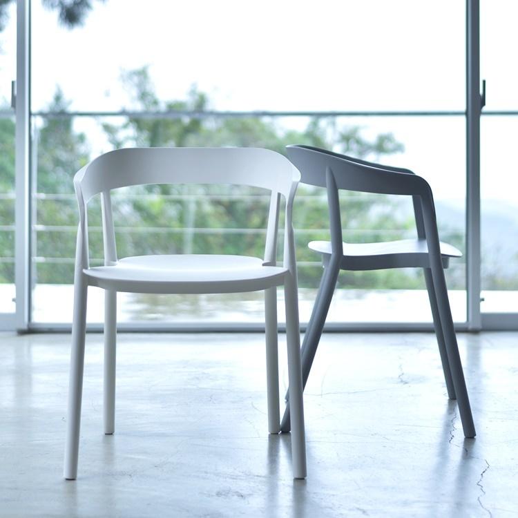 チェア 樹脂製チェア アームチェア/肘付き/１脚/幅57 座面高46 |  | 09