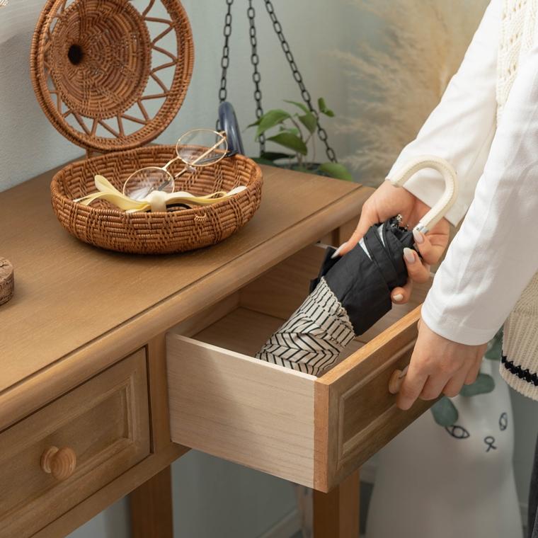 コンソールデスク テーブル/アンティーク調/引出/幅100 高さ74 |  | 18