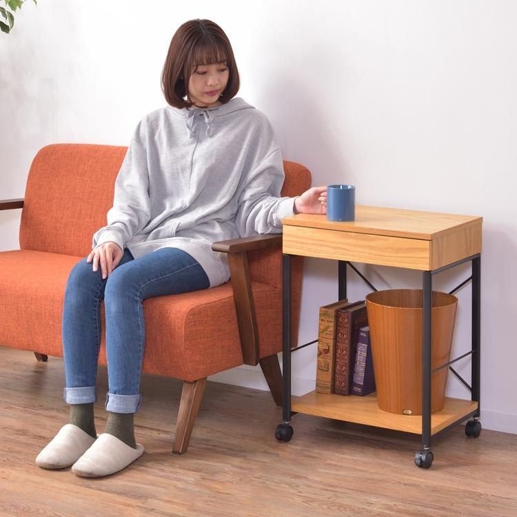 収納ワゴン サイドワゴン 小テーブル/引出/幅45 高さ61.5 |  | 19