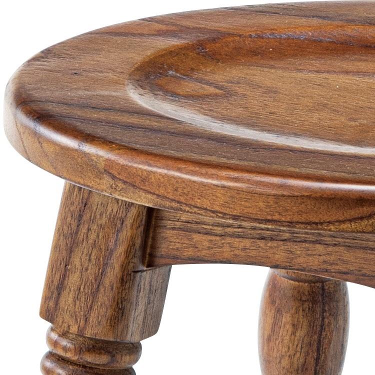 スツール 腰掛 丸椅子/天然木/幅33 高さ45/まとめ買い ご注文個数2個