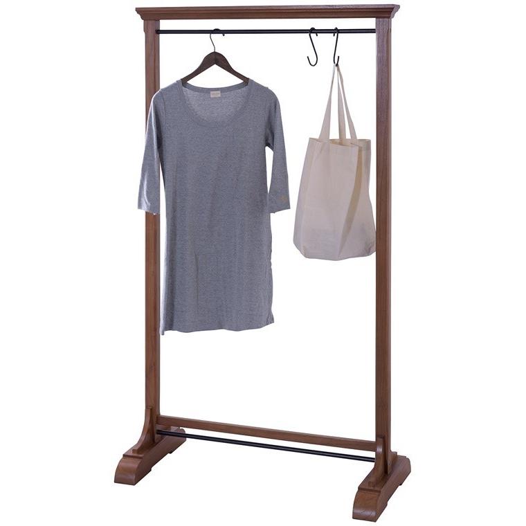 ハンガーラック ハンガースタンド ハンガーパイプ/天然木/幅91 高さ160 |  | 02