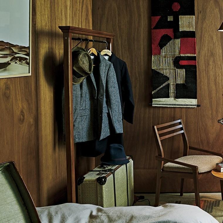 ハンガーラック ハンガースタンド ハンガーパイプ/天然木/幅91 高さ160 |  | 04