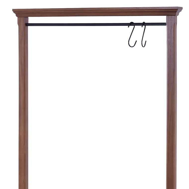 ハンガーラック ハンガースタンド ハンガーパイプ/天然木/幅91 高さ160 |  | 05